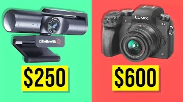 Expensive Webcam vs Budget DSLR Camera (Avermedia PW513 vs Panasonic Lumix G7)
